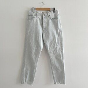 Agolde Light Wash Straight Leg High Waist Denim Jeans Size 29